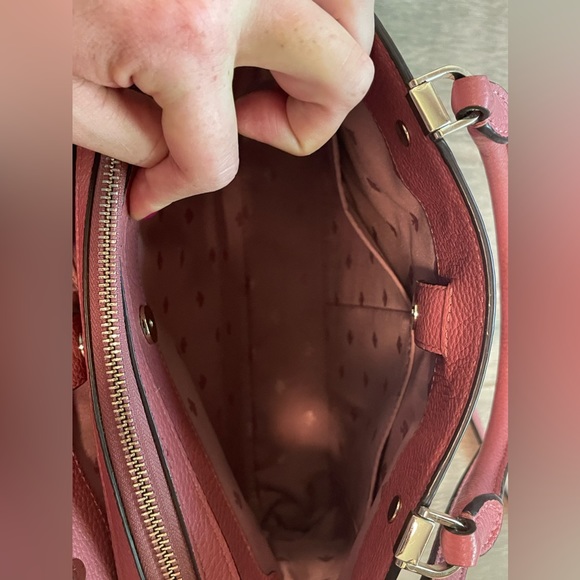 Kate Spade Leila Medium Triple Compartment Satchel Bag in Pink - Picture 10 of 11